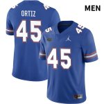 Men's Florida Gators #45 Marco Ortiz NCAA Jordan Brand Royal NIL 2022 Authentic Stitched College Football Jersey BDE1662WO